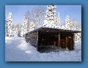 Horse shelter shovel